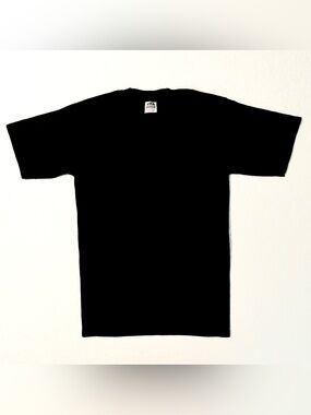 Pro 5 | Super Heavy Short Sleeve T-Shirt | Black | Size Large Tall | New Blank